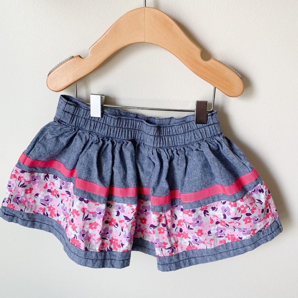 Gymboree 2T floral skirt